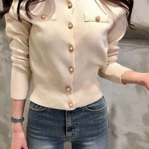 Gilet femme beige