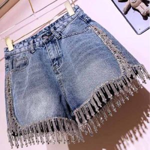short jean strass