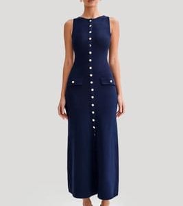 robe longue maille