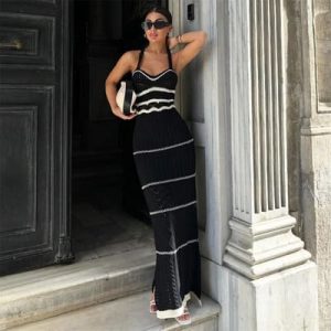 robe tricot femme